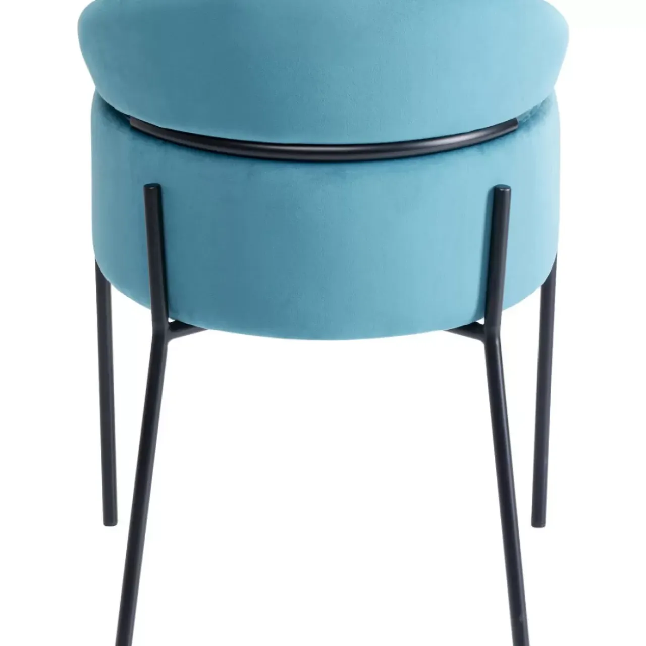 Stühle-KARE Design Armlehnstuhl Alexia Velvet Blau