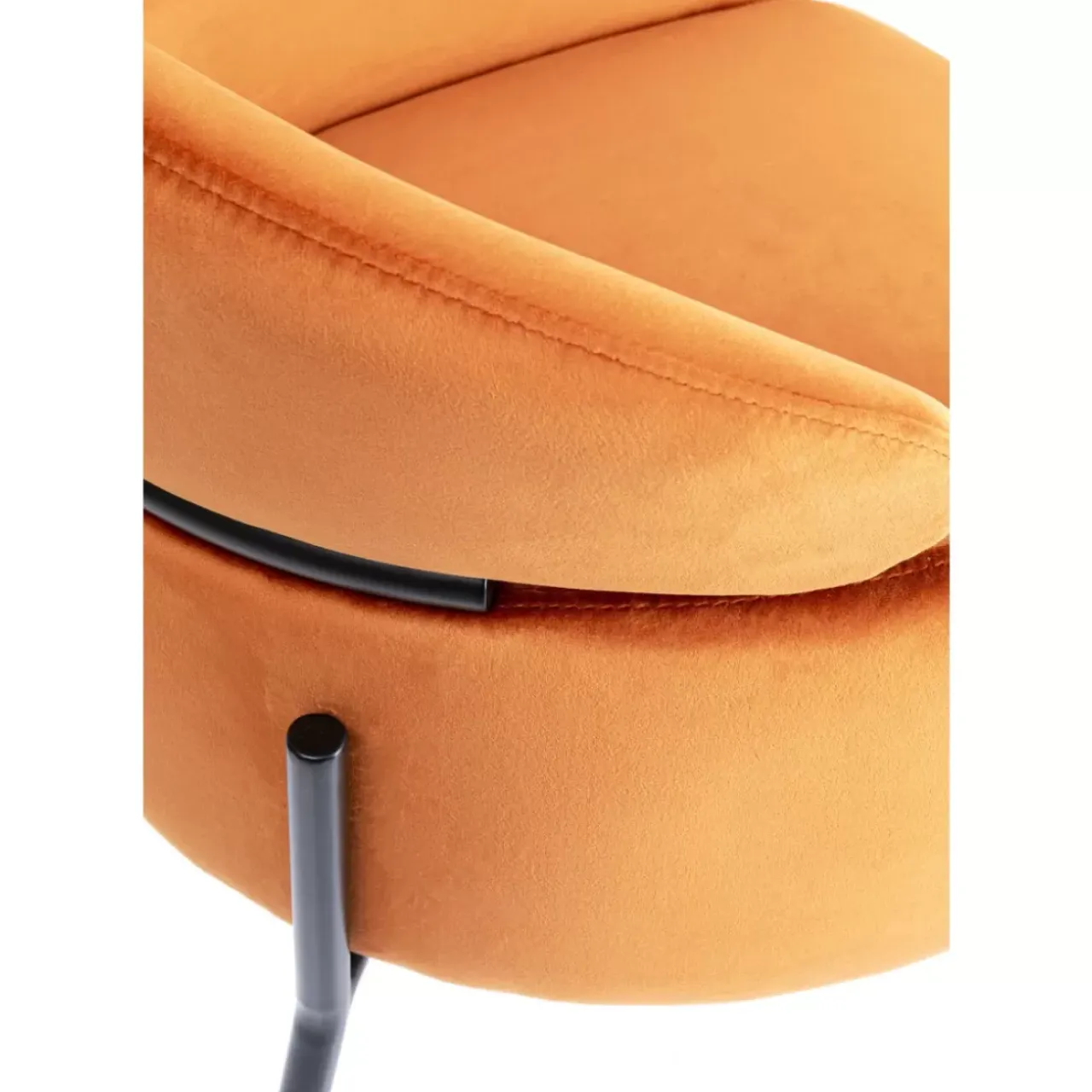 Stühle-KARE Design Armlehnstuhl Alexia Velvet Orange