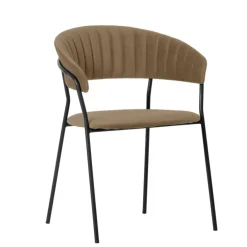 Stühle-KARE Design Armlehnstuhl Belle Braun (2/Set)