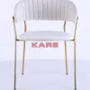 Stühle-KARE Design Armlehnstuhl Belle Creme (2/Set)