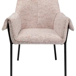Stühle-KARE Design Armlehnstuhl Bess Beige Flitter