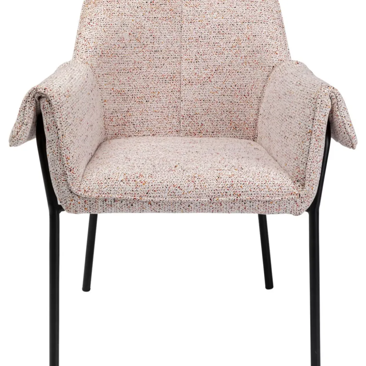 Stühle-KARE Design Armlehnstuhl Bess Beige Flitter