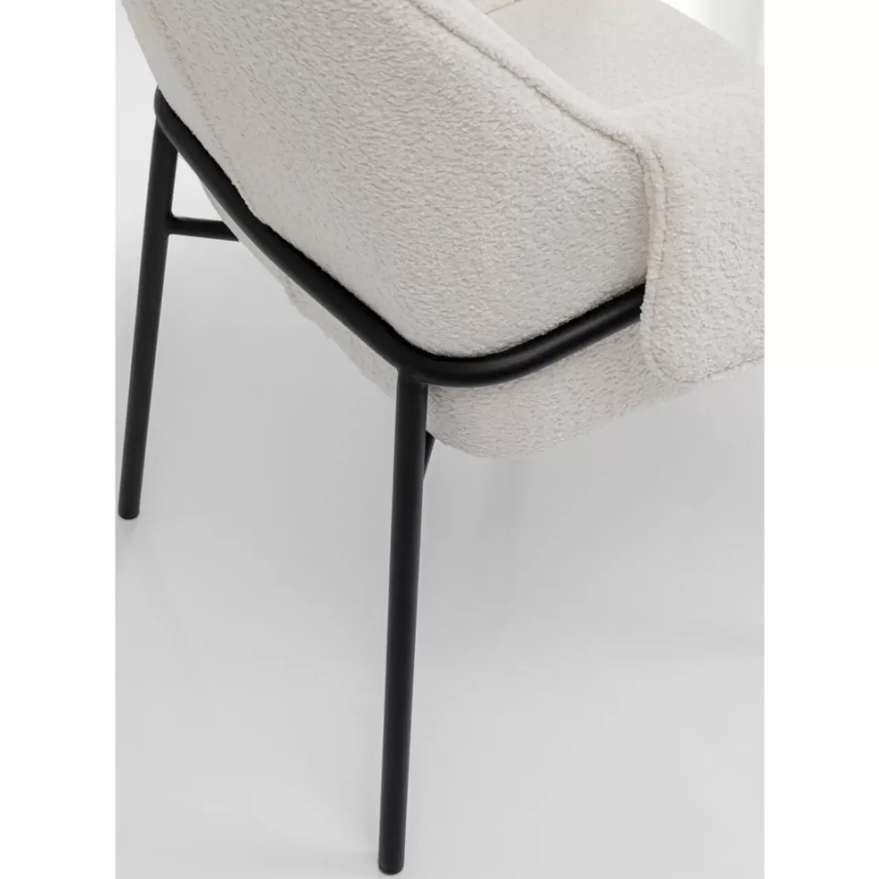 Stühle-KARE Design Armlehnstuhl Bess Creme