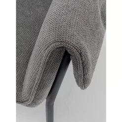 Stühle-KARE Design Armlehnstuhl Bess Grau