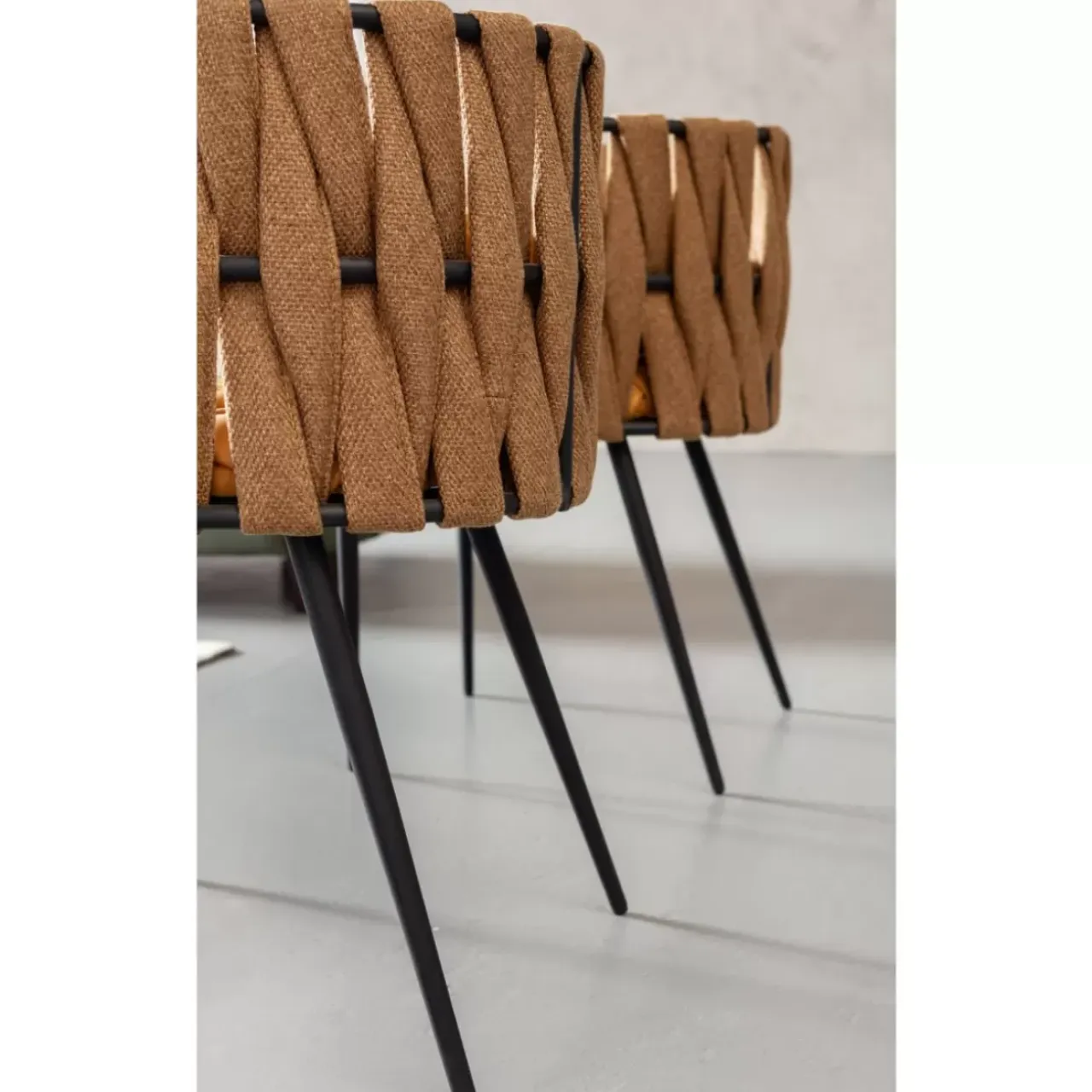 Stühle-KARE Design Armlehnstuhl Cheerio Gelb Inkl. Kissen