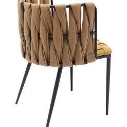 Stühle-KARE Design Armlehnstuhl Cheerio Gelb Inkl. Kissen