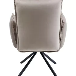 Stühle-KARE Design Armlehnstuhl Chelsea Grau