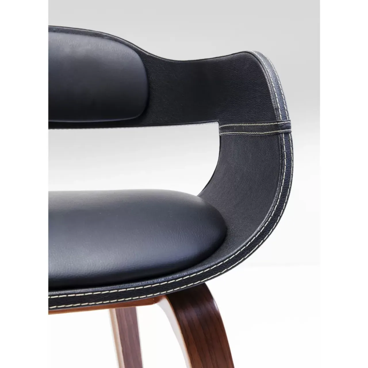 Stühle-KARE Design Armlehnstuhl Costa Walnut