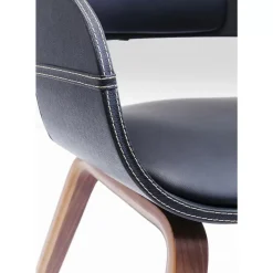 Stühle-KARE Design Armlehnstuhl Costa Walnut