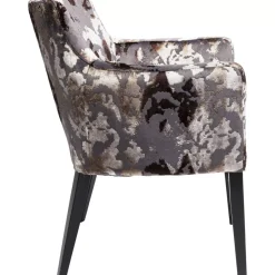 Stühle-KARE Design Armlehnstuhl Dark Brown Mode Sublime