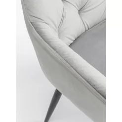 Stühle-KARE Design Armlehnstuhl Kira Grau