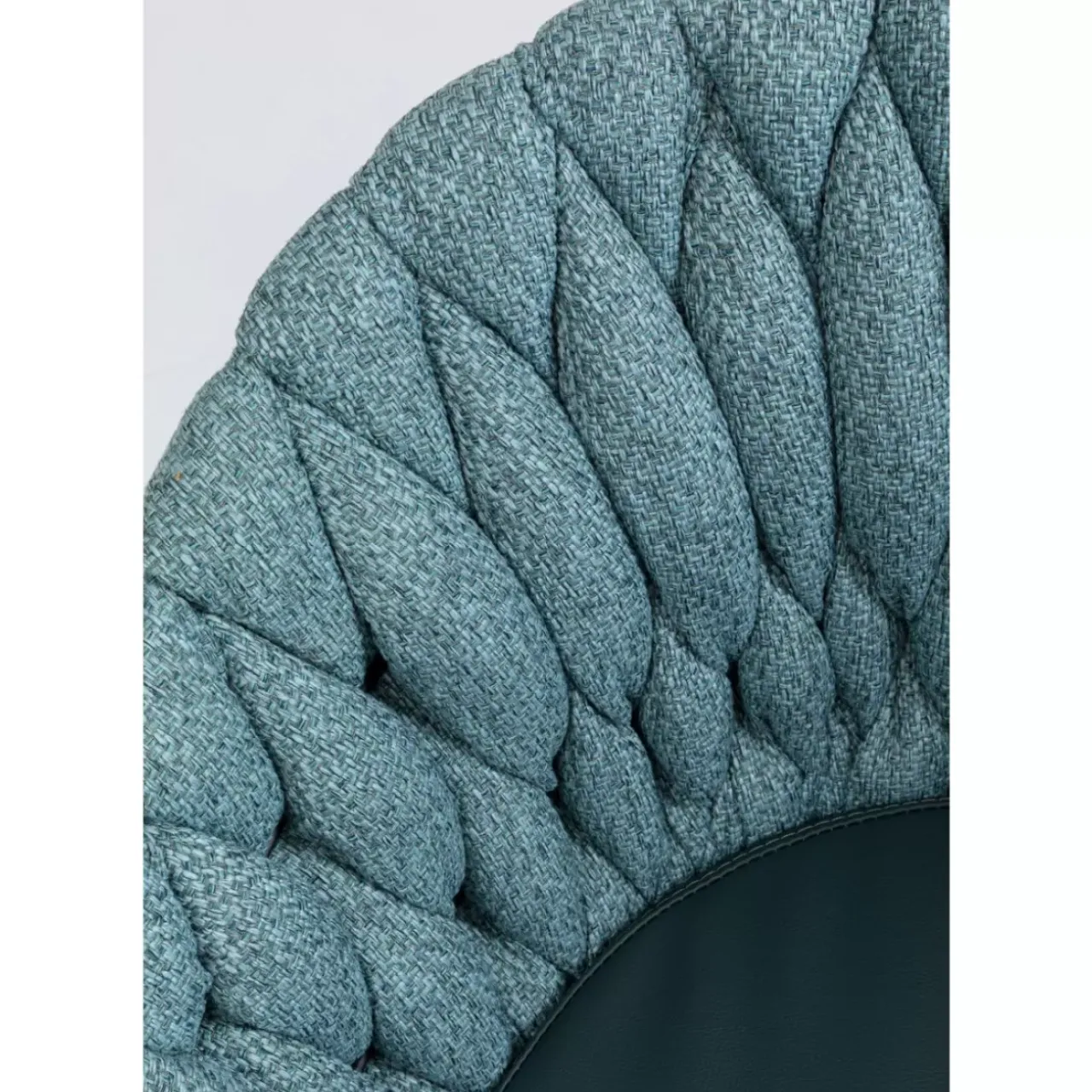 Stühle-KARE Design Armlehnstuhl Knot Petrol