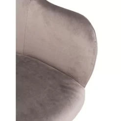 Stühle-KARE Design Armlehnstuhl Lady Velvet Grau