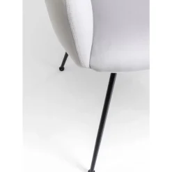 Stühle-KARE Design Armlehnstuhl Lorena Grau