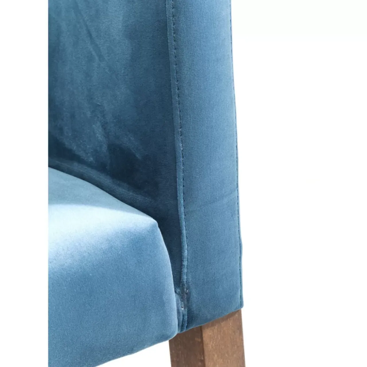 Stühle-KARE Design Armlehnstuhl Mode Velvet Petrol