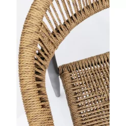 Outdoormöbel-KARE Design Armlehnstuhl Palma Beige
