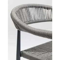 Outdoormöbel-KARE Design Armlehnstuhl Palma Grau