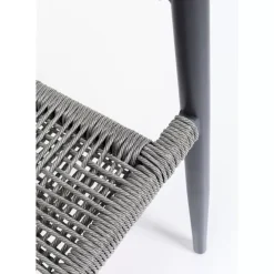 Outdoormöbel-KARE Design Armlehnstuhl Palma Grau