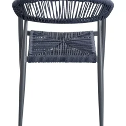 Outdoormöbel-KARE Design Armlehnstuhl Palma Petrol