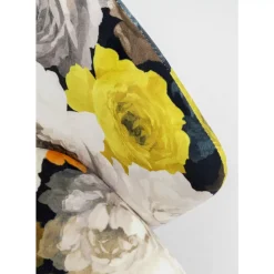 Stühle-KARE Design Armlehnstuhl Peony Flower Gelb