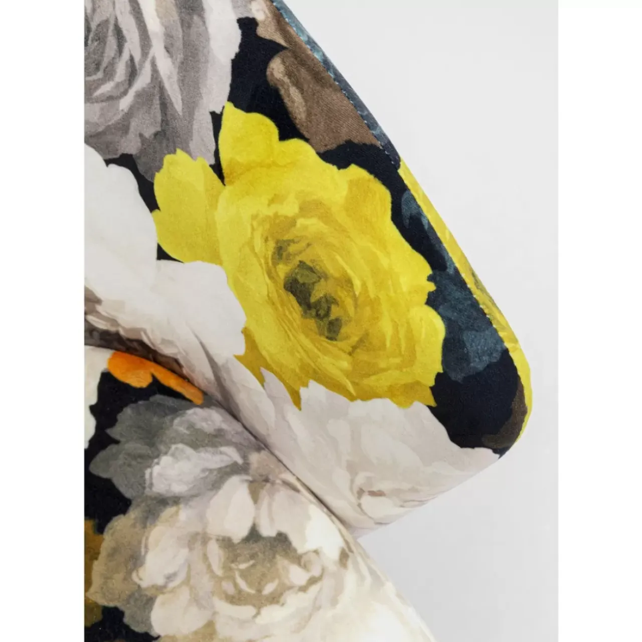 Stühle-KARE Design Armlehnstuhl Peony Flower Gelb