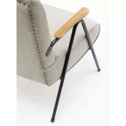 Sessel-KARE Design Armlehnstuhl Ryan Grau