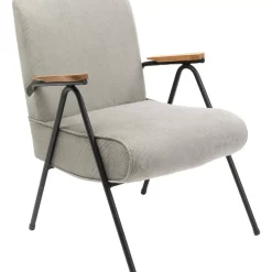 Sessel-KARE Design Armlehnstuhl Ryan Grau