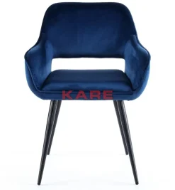 Stühle-KARE Design Armlehnstuhl San Francisco Blau