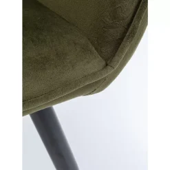 Stühle-KARE Design Armlehnstuhl San Francisco Dunkelgrun