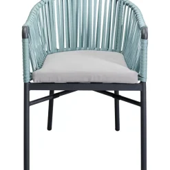 Outdoormöbel-KARE Design Armlehnstuhl Santanyi Petrol