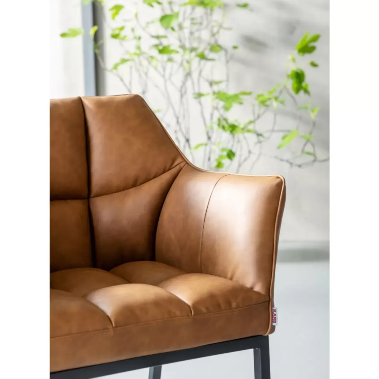 Stühle-KARE Design Armlehnstuhl Thinktank Braun