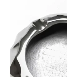 Ascher-KARE Design Aschenbecher Avantgard Silber O15Cm