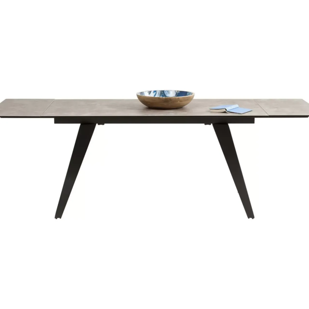 Tische-KARE Design Ausziehtisch Amsterdam Dunkel 160(40+40)X90Cm