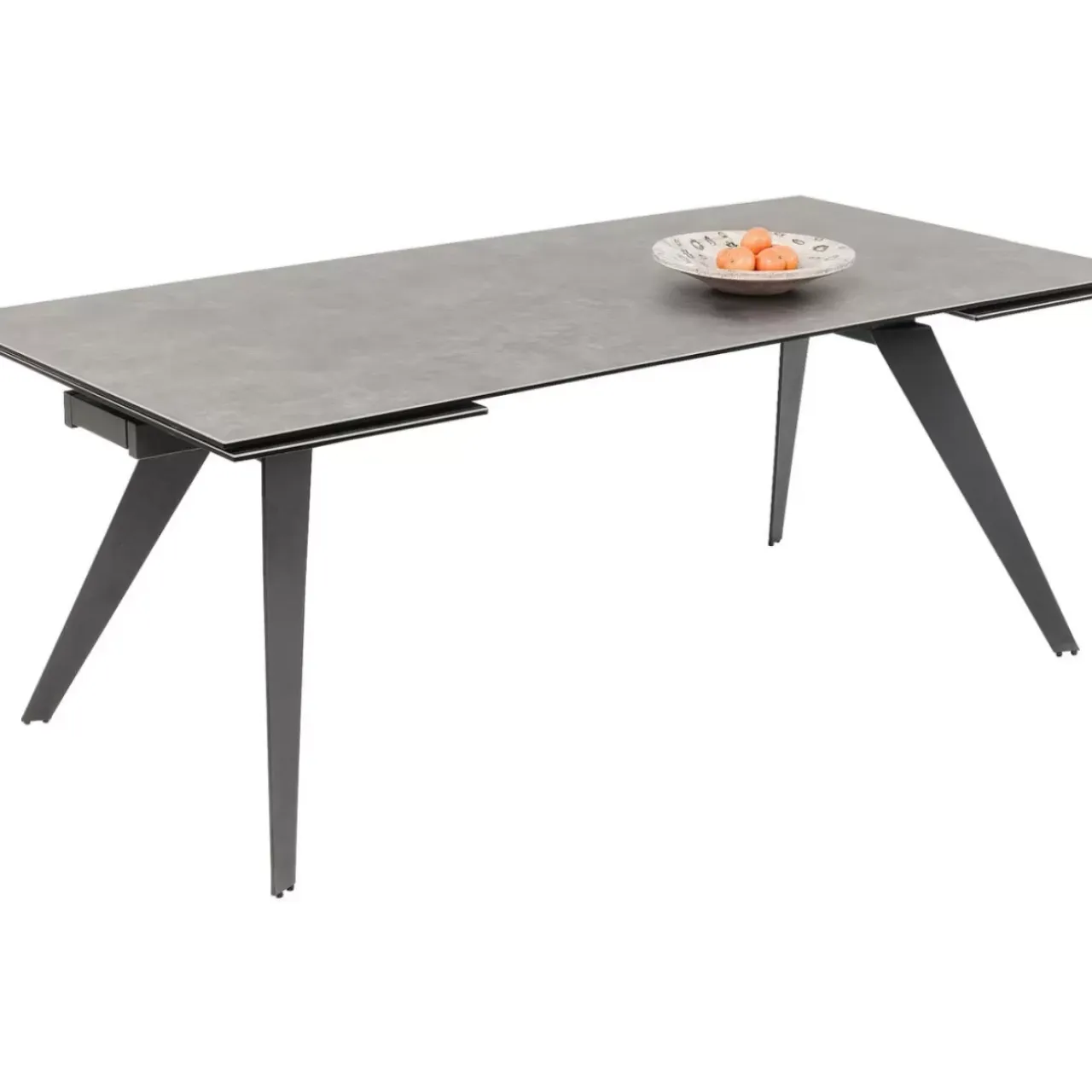 Tische-KARE Design Ausziehtisch Amsterdam Dunkel 200(45+45)X100Cm