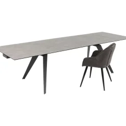 Tische-KARE Design Ausziehtisch Amsterdam Dunkel 200(45+45)X100Cm