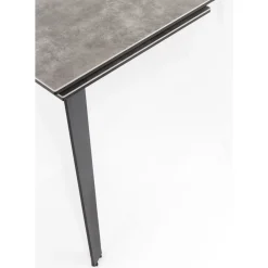 Tische-KARE Design Ausziehtisch Amsterdam Dunkel 200(45+45)X100Cm