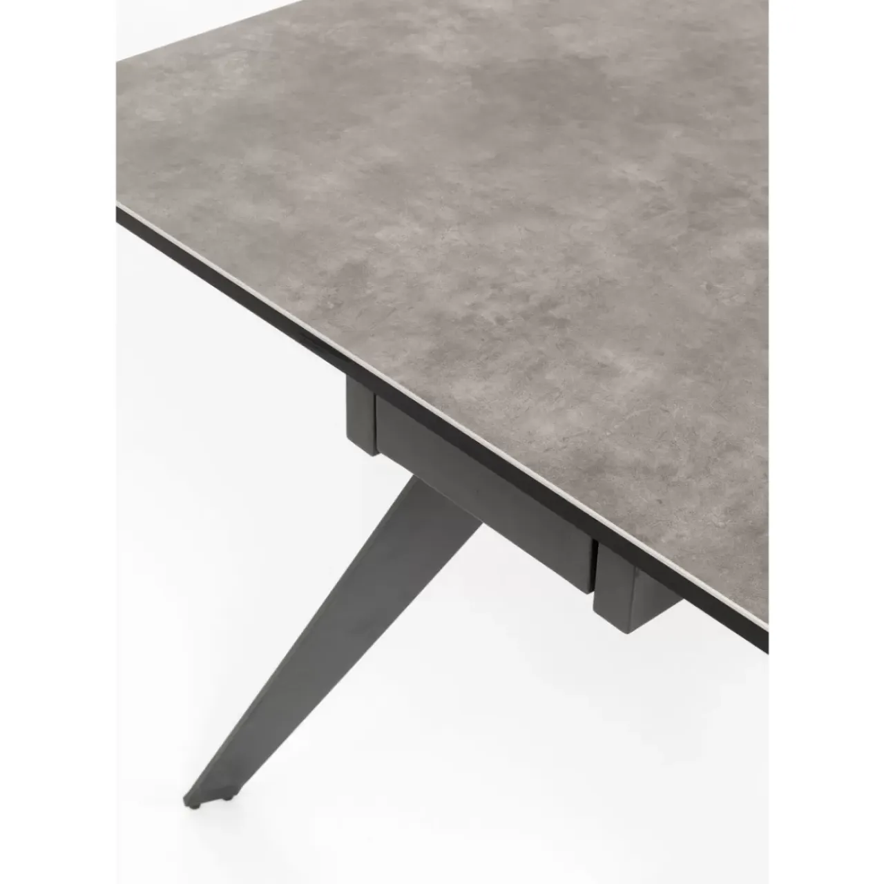 Tische-KARE Design Ausziehtisch Amsterdam Dunkel 200(45+45)X100Cm