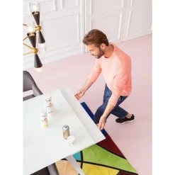 Tische-KARE Design Ausziehtisch Amsterdam Weiss 160(40+40)X90Cm