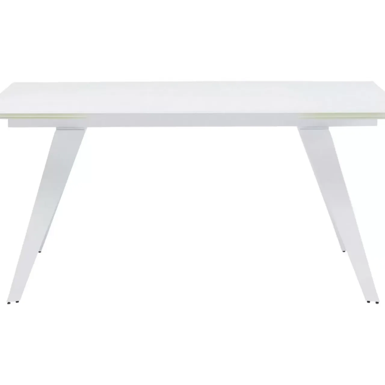 Tische-KARE Design Ausziehtisch Amsterdam Weiss 160(40+40)X90Cm