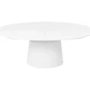 Tische-KARE Design Ausziehtisch Benvenuto Weiss 200(50)X110Cm