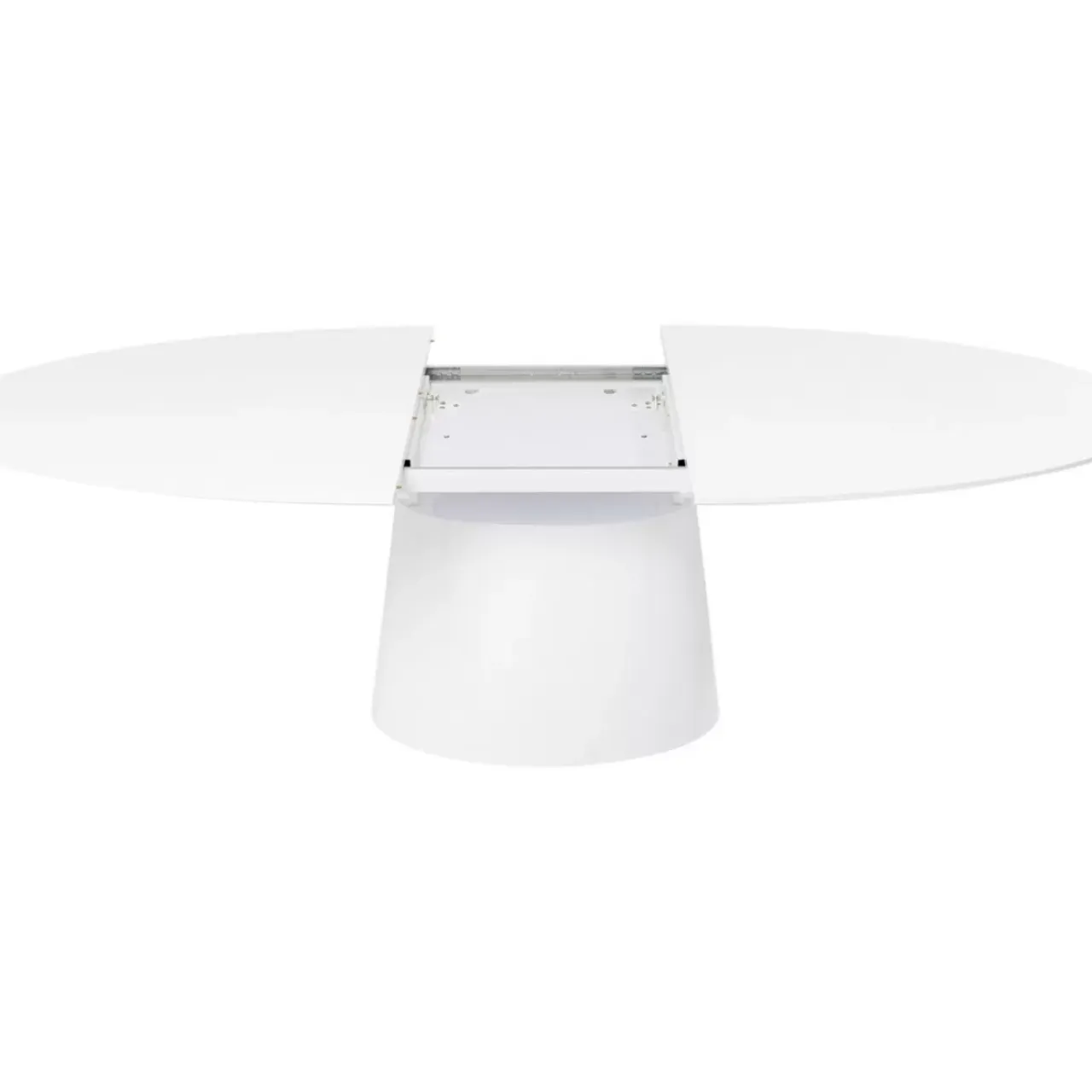 Tische-KARE Design Ausziehtisch Benvenuto Weiss 200(50)X110Cm