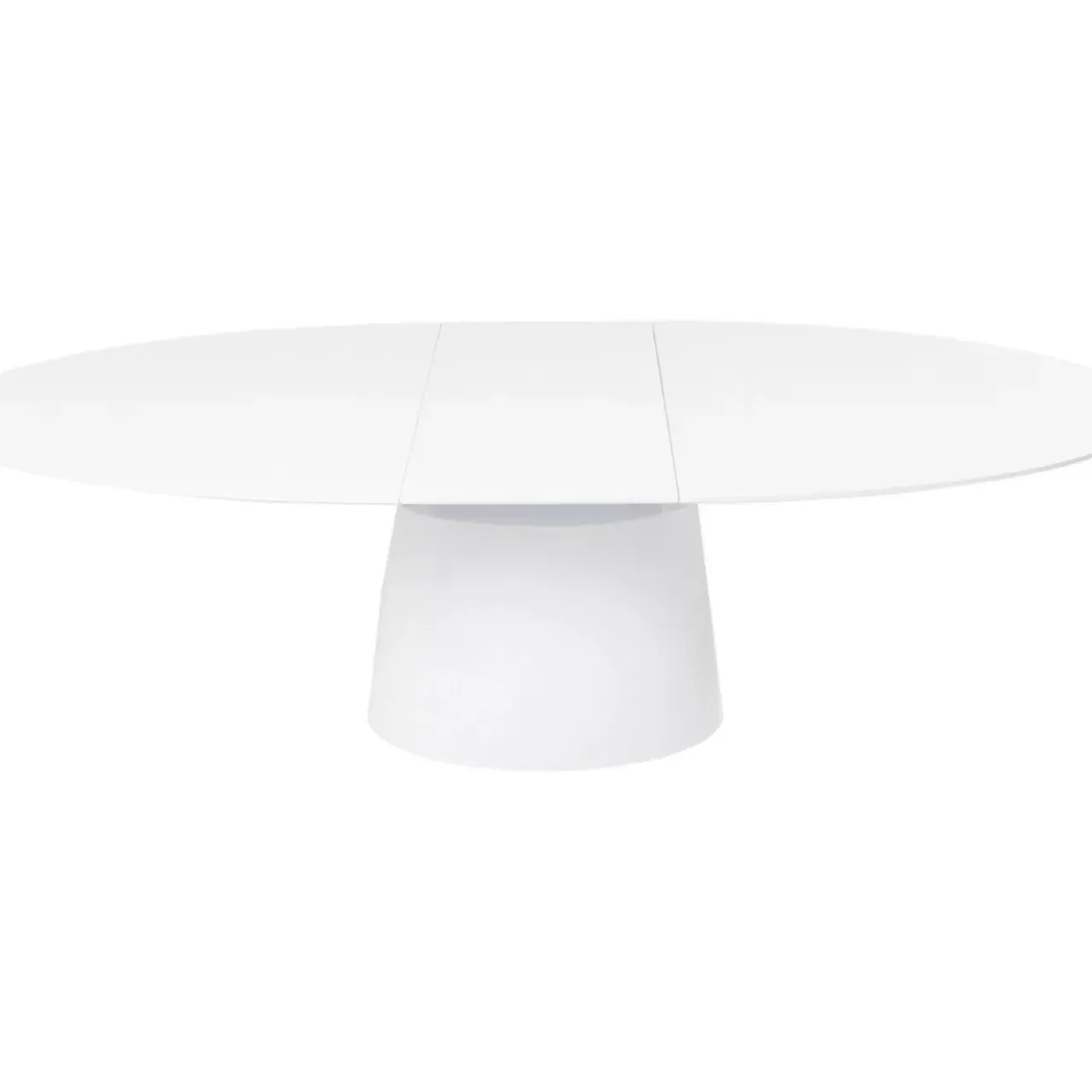 Tische-KARE Design Ausziehtisch Benvenuto Weiss 200(50)X110Cm