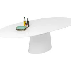 Tische-KARE Design Ausziehtisch Benvenuto Weiss 200(50)X110Cm