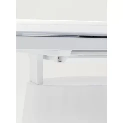 Tische-KARE Design Ausziehtisch Benvenuto Weiss 200(50)X110Cm