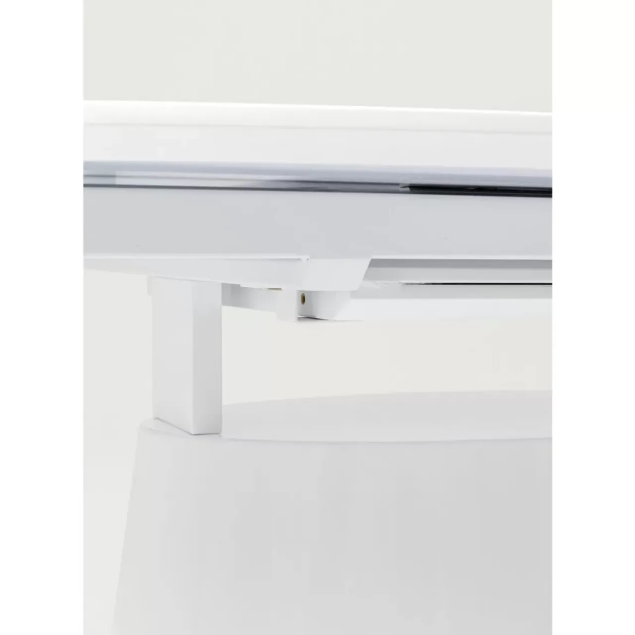 Tische-KARE Design Ausziehtisch Benvenuto Weiss 200(50)X110Cm