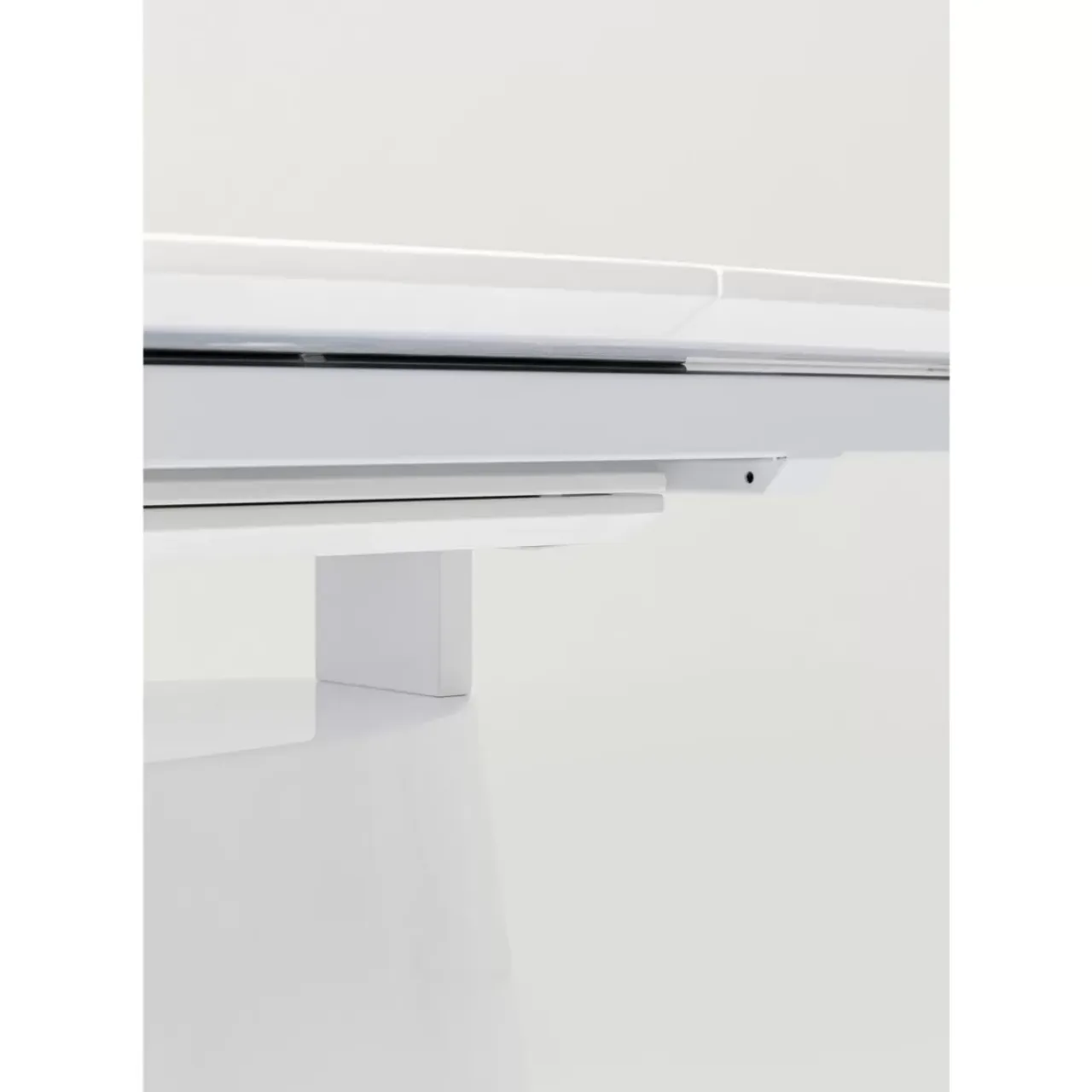 Tische-KARE Design Ausziehtisch Benvenuto Weiss 200(50)X110Cm