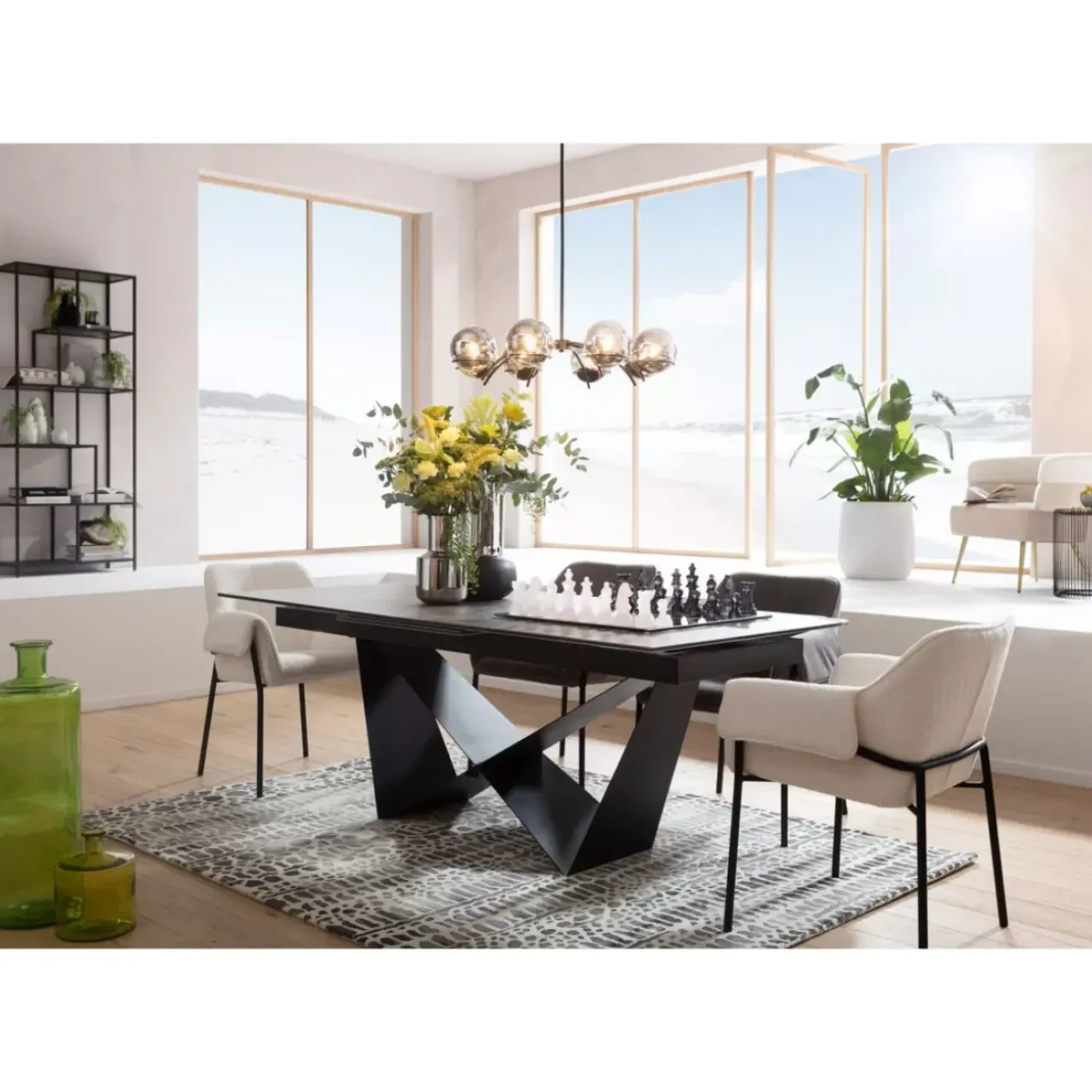 Tische-KARE Design Ausziehtisch Connesso 200(+60)X100Cm