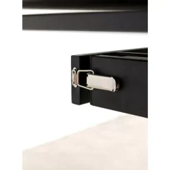 Tische-KARE Design Ausziehtisch Twist Schwarz 120(30+30)X90Cm