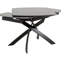 Tische-KARE Design Ausziehtisch Twist Schwarz 120(30+30)X90Cm