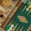 Sonstiges & Zubehör Accessoires-KARE Design Backgammon-Walnut With Green Oak